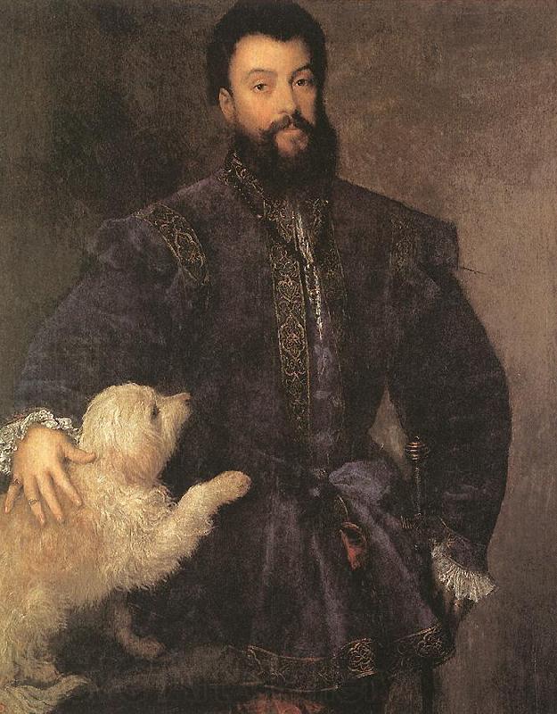 TIZIANO Vecellio Federigo Gonzaga, Duke of Mantua r Spain oil painting art